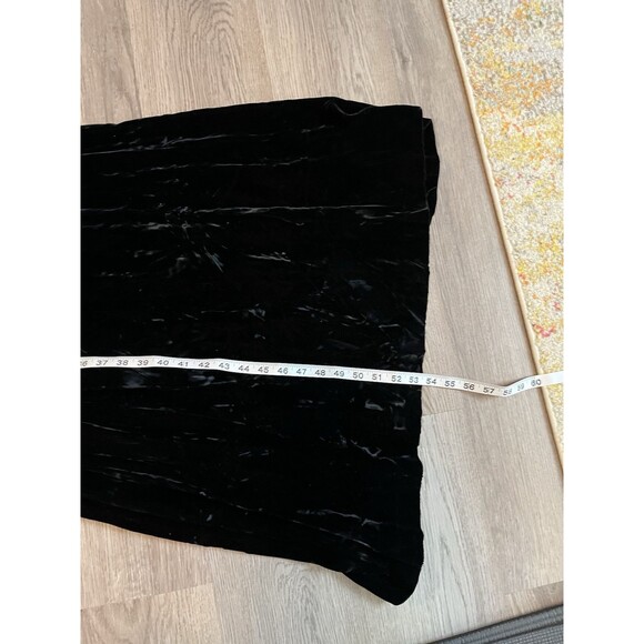 Vintage Velvet cross back Maxi Dress Babydoll fairy grunge vamp whimsigoth XS - Picture 8 of 14